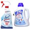 Lysol   All Purpose Cleaner, Trigger With Hydrogen Peroxide, Oxygen Splash, 650ml and   Laundry Additive, Eliminates